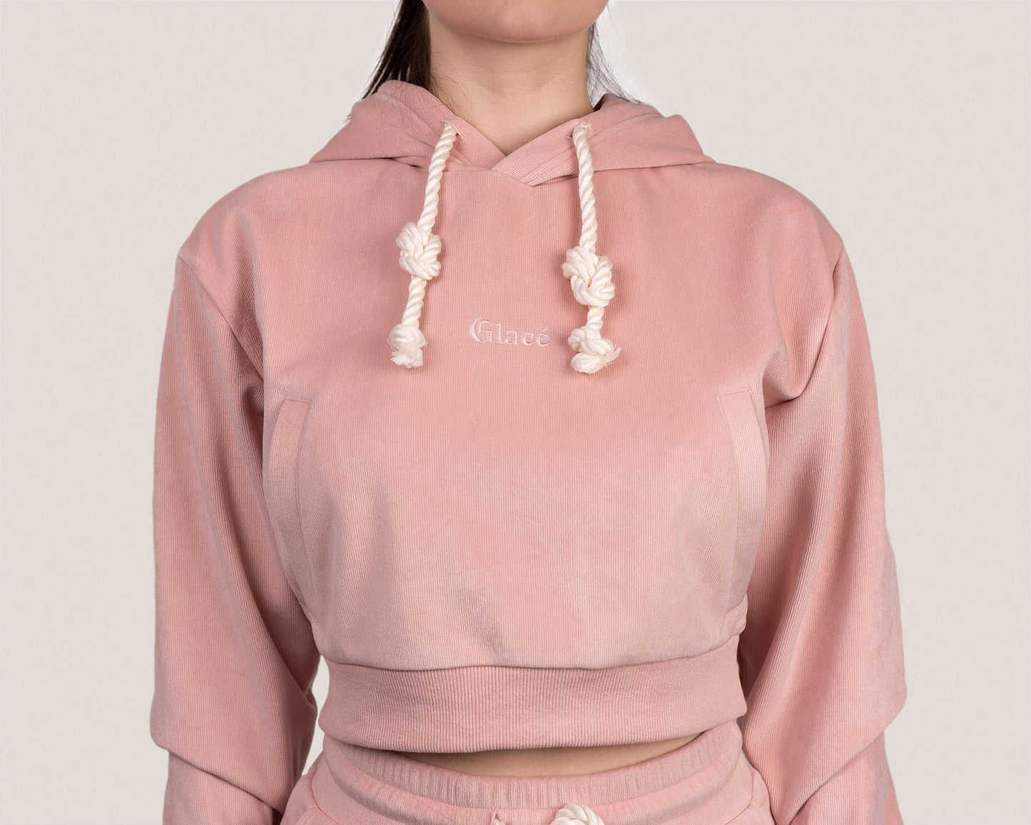 Hoodie "Doudou" Rose Bébé