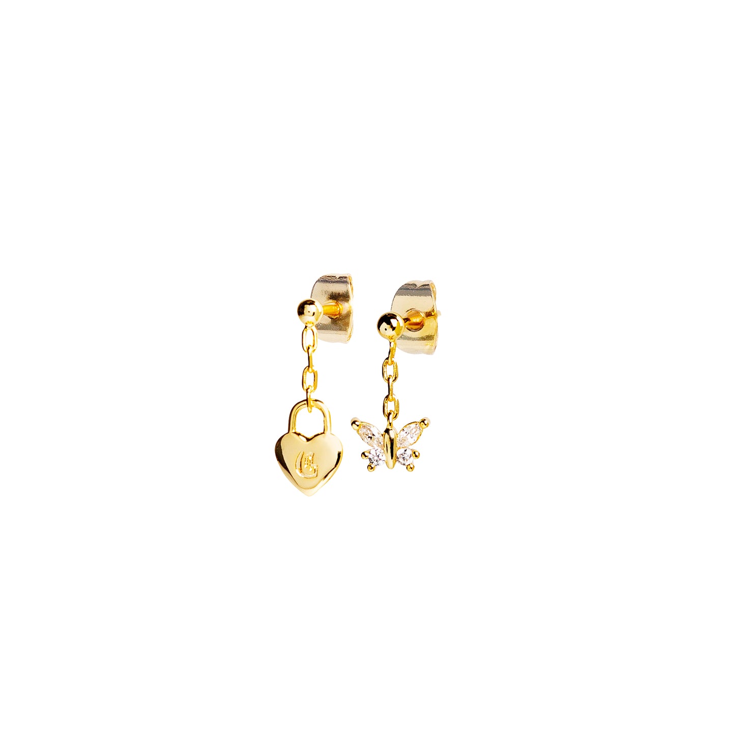 Boucles "Baby Inès + Baby Roméo"