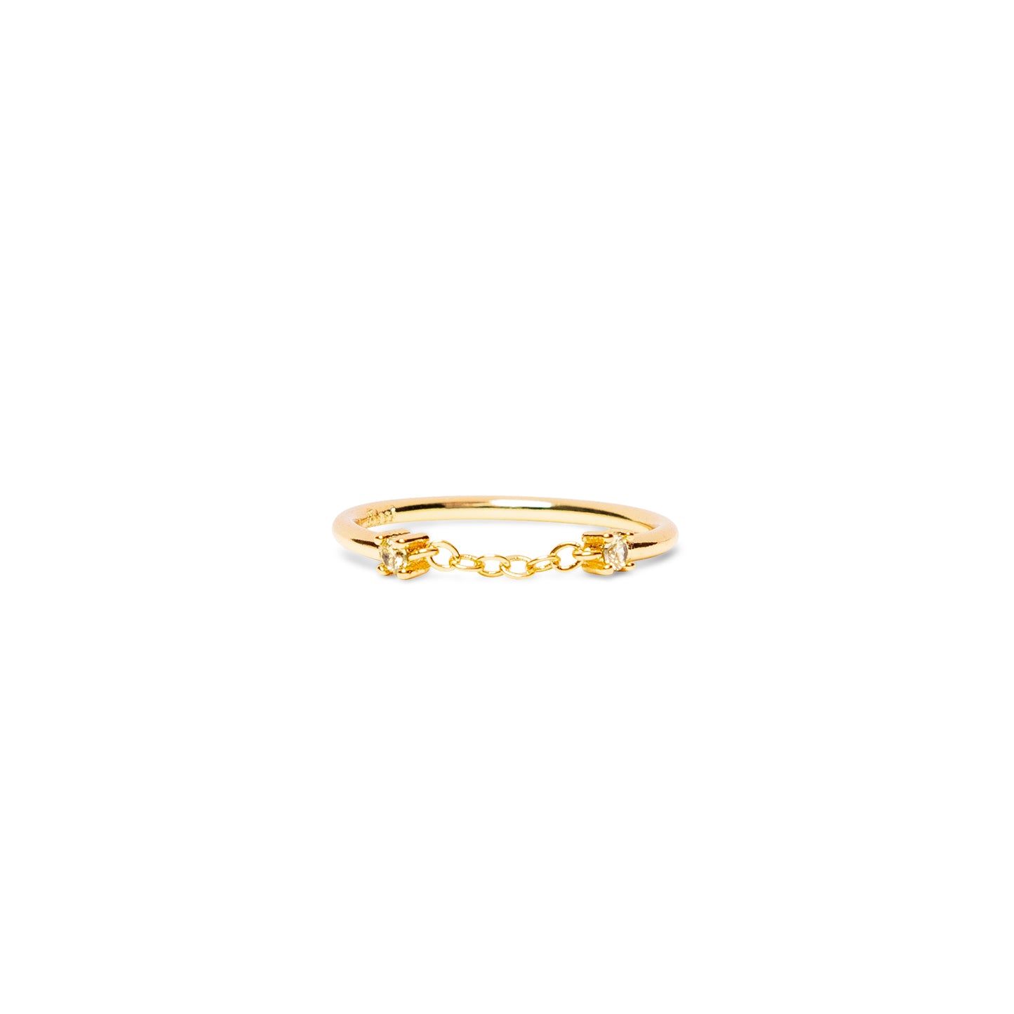 Bague "Ninon" jaune