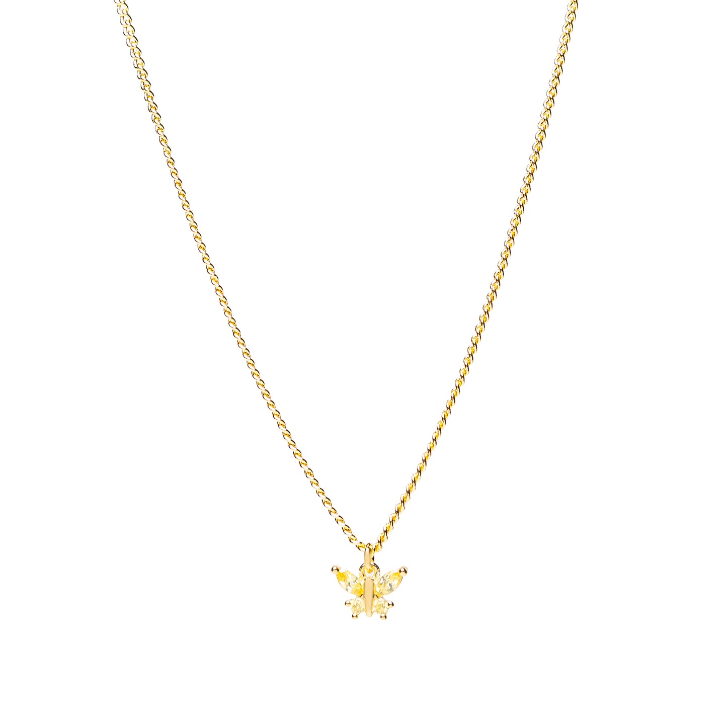 Collier "Inès" jaune