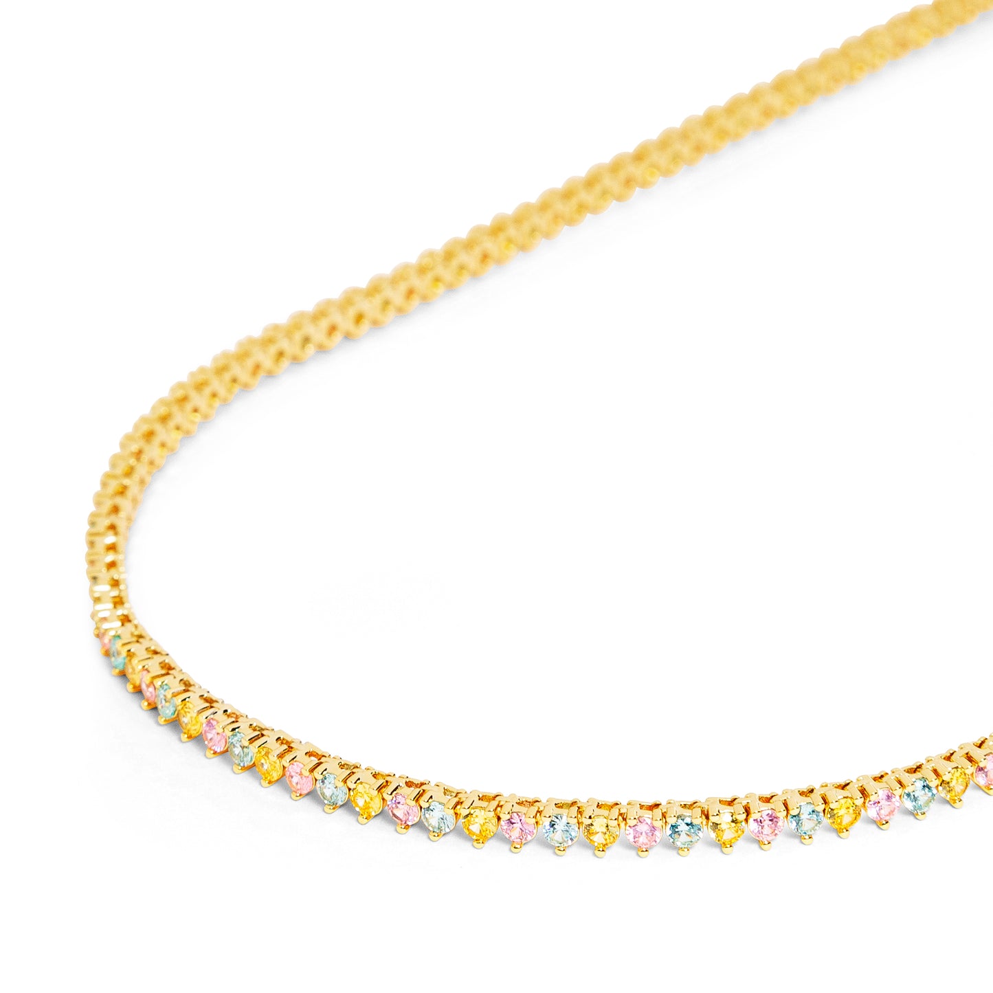 Choker "Kendall" multicolore pastel