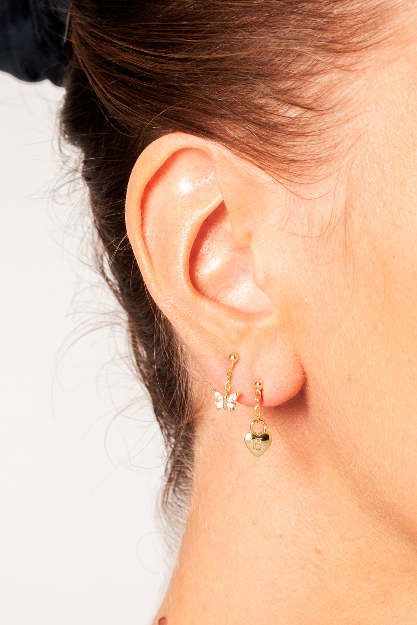 Boucles "Baby Inès + Baby Roméo"