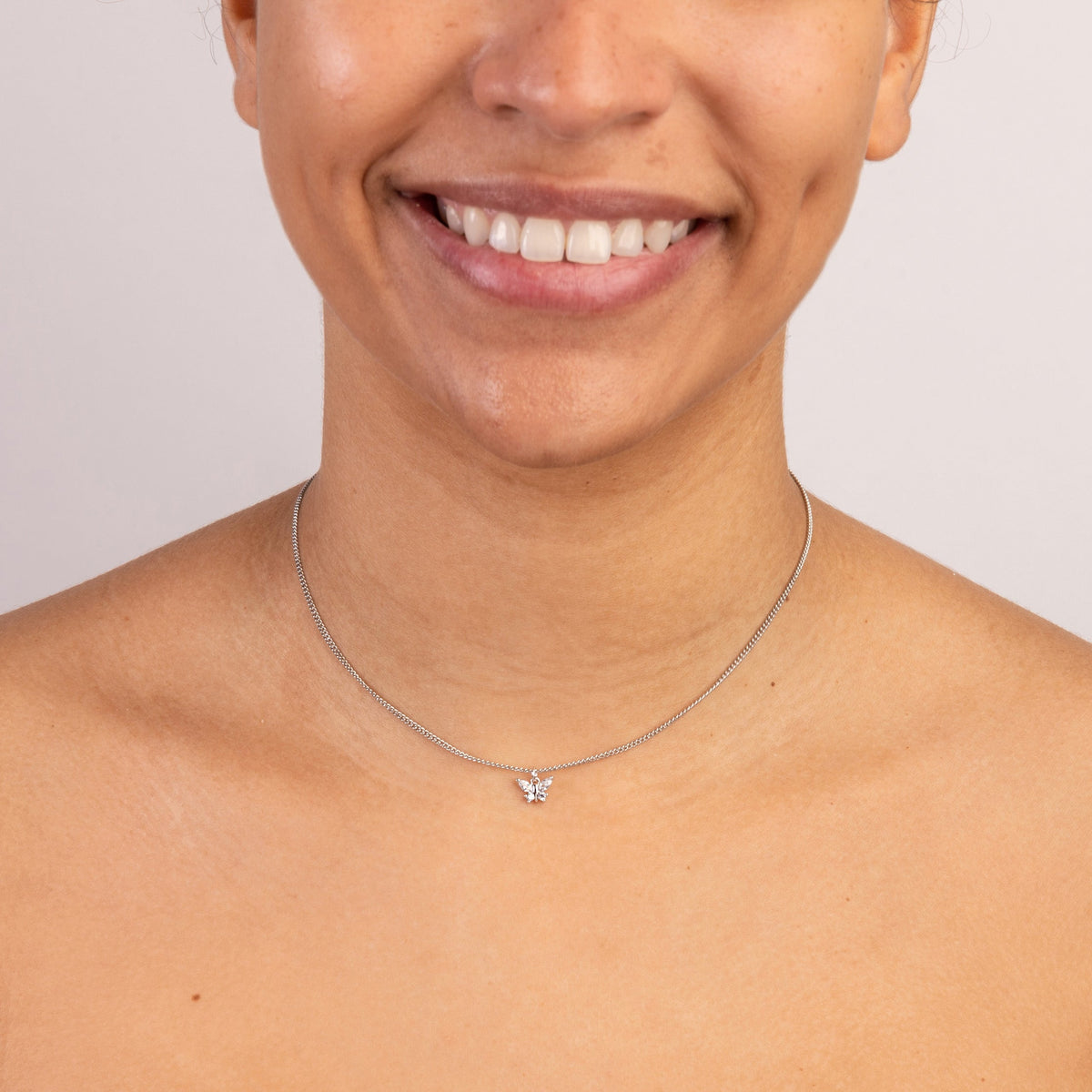 Collier "Inès" argentée