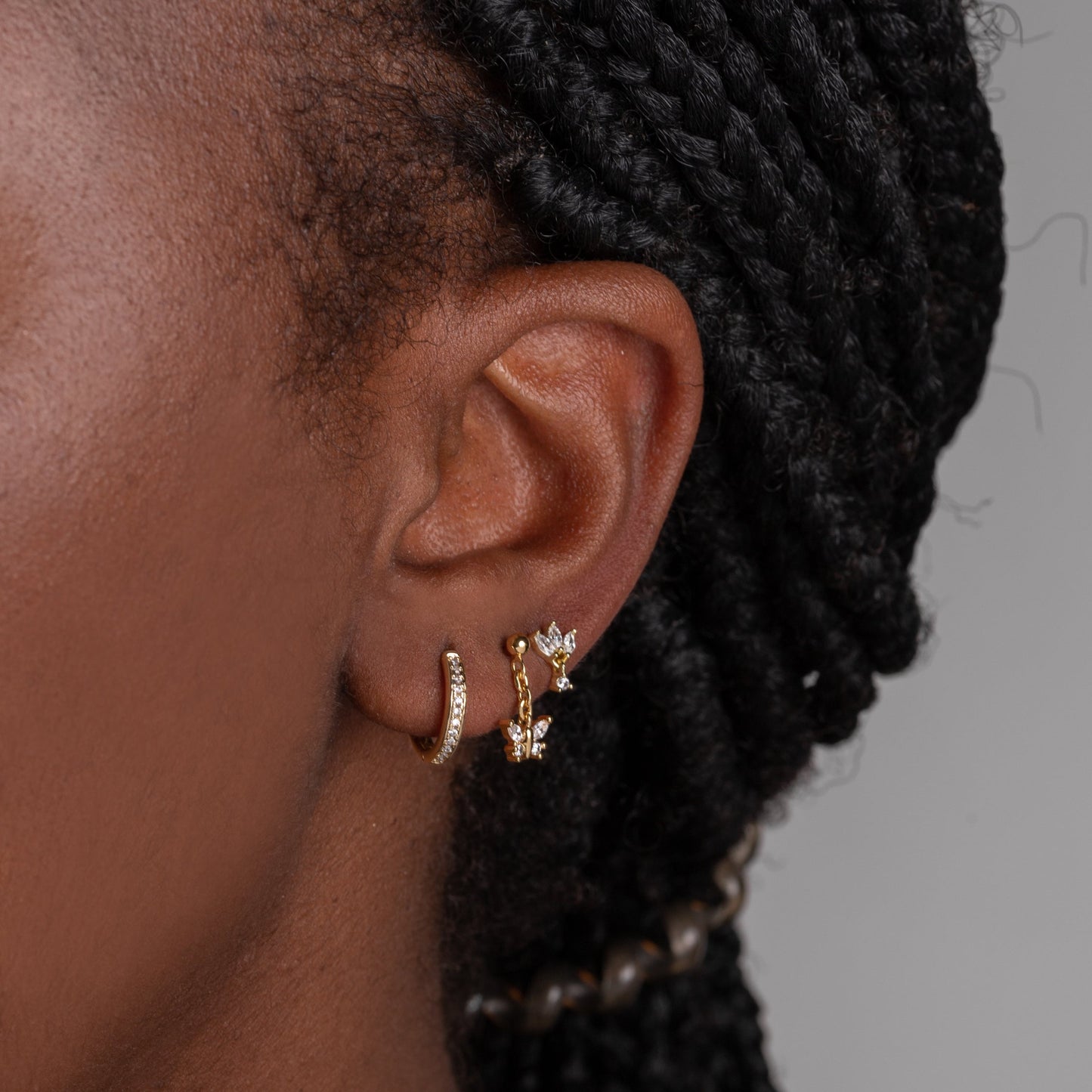 Paire de boucles "Iris"