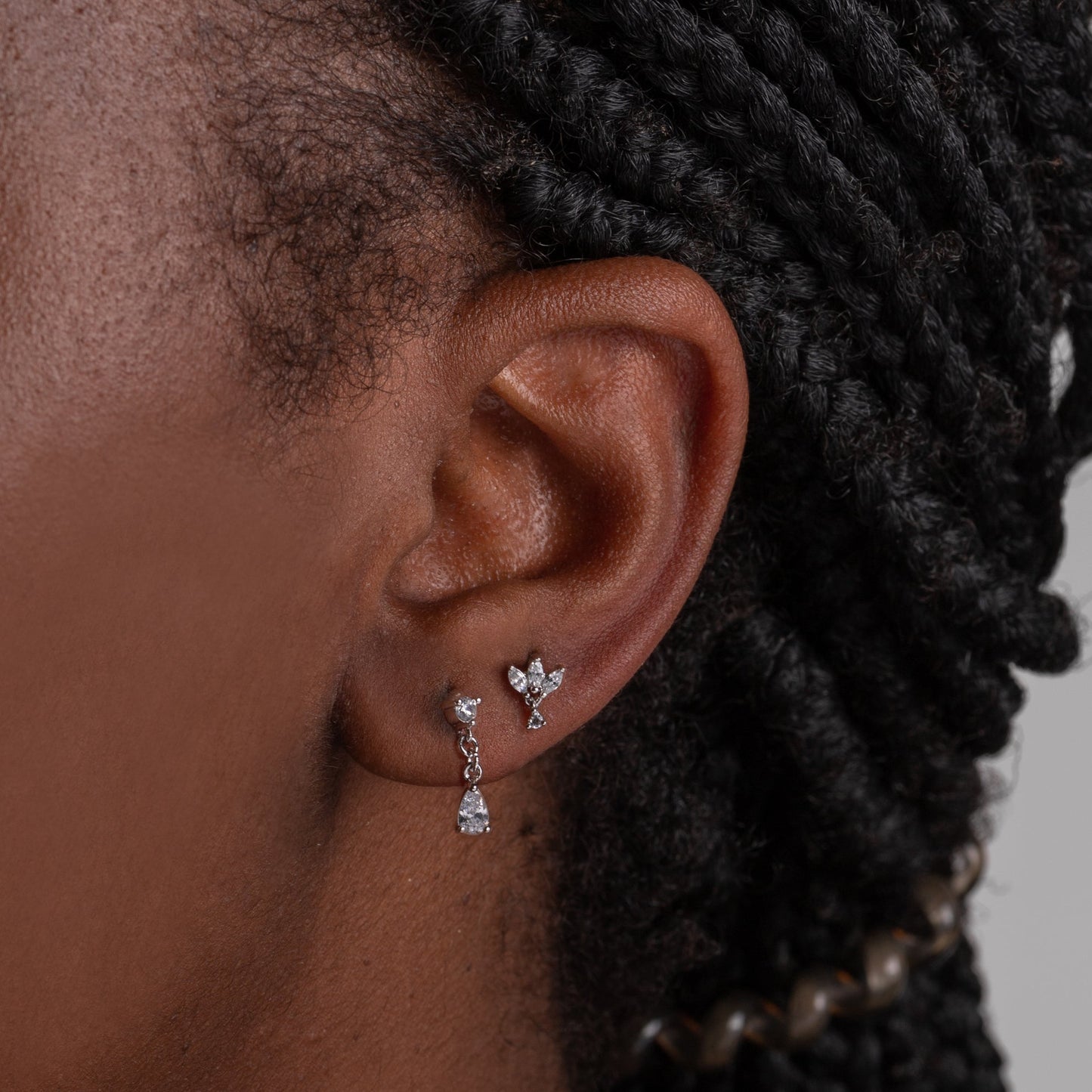 Paire de boucles "Iris"