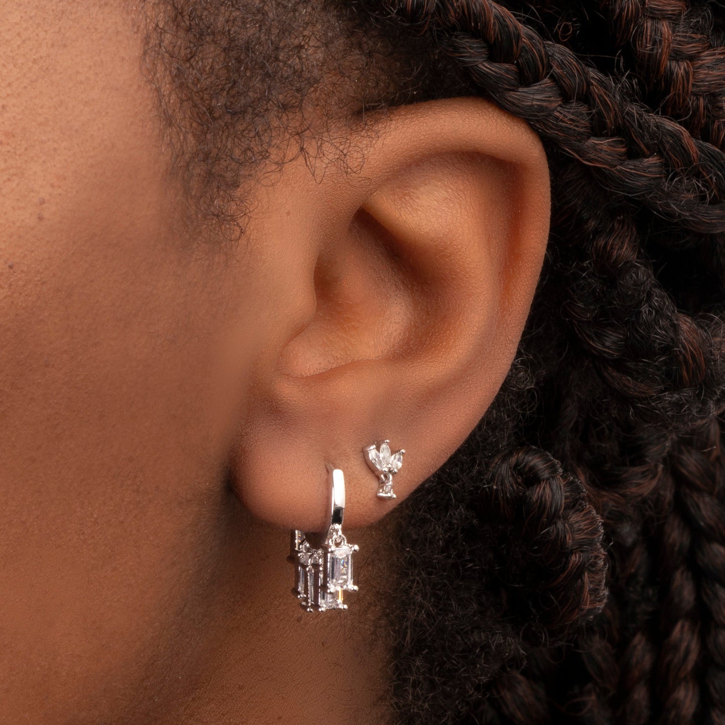 Paire de boucles "Iris"
