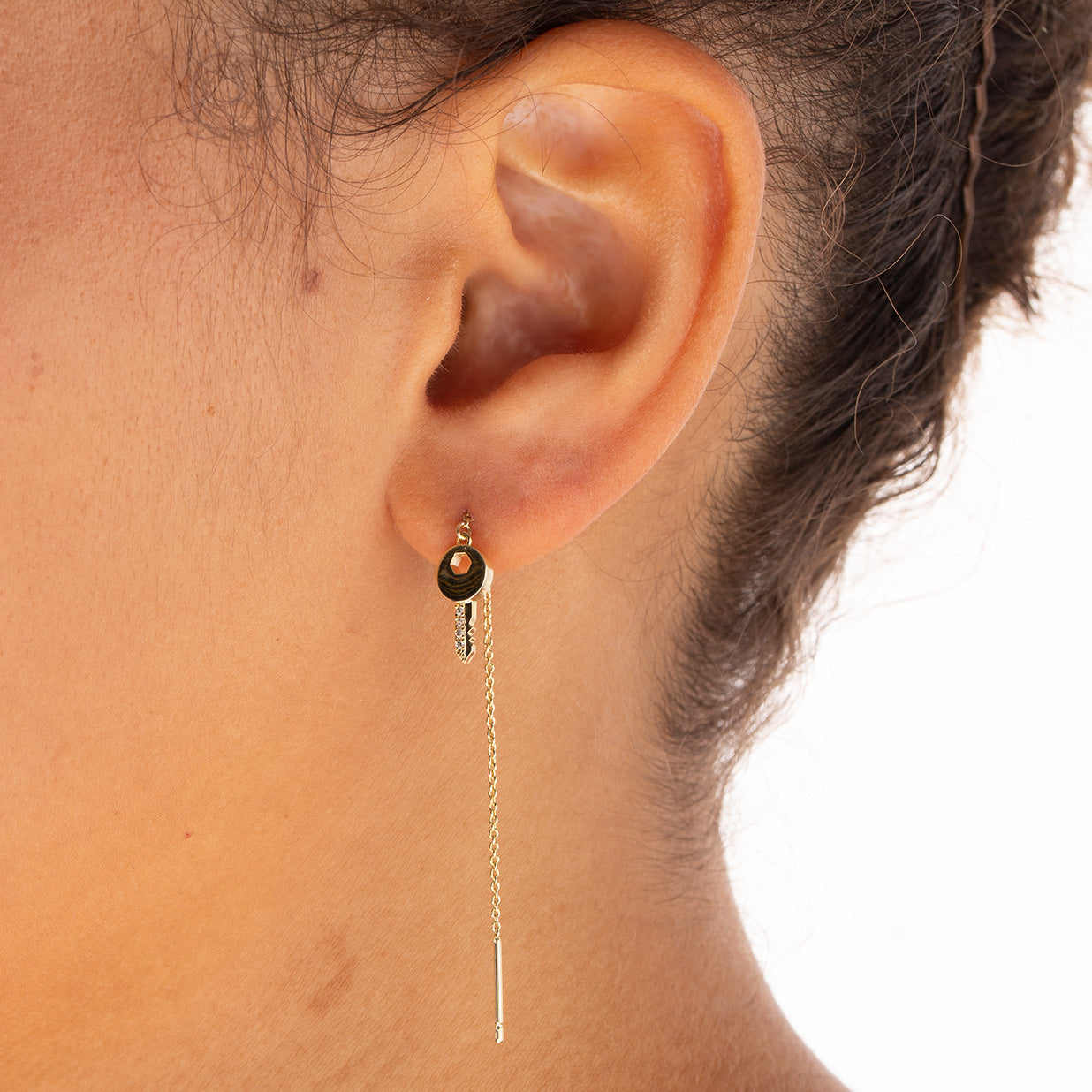 Mono boucle chaîne "Nina"
