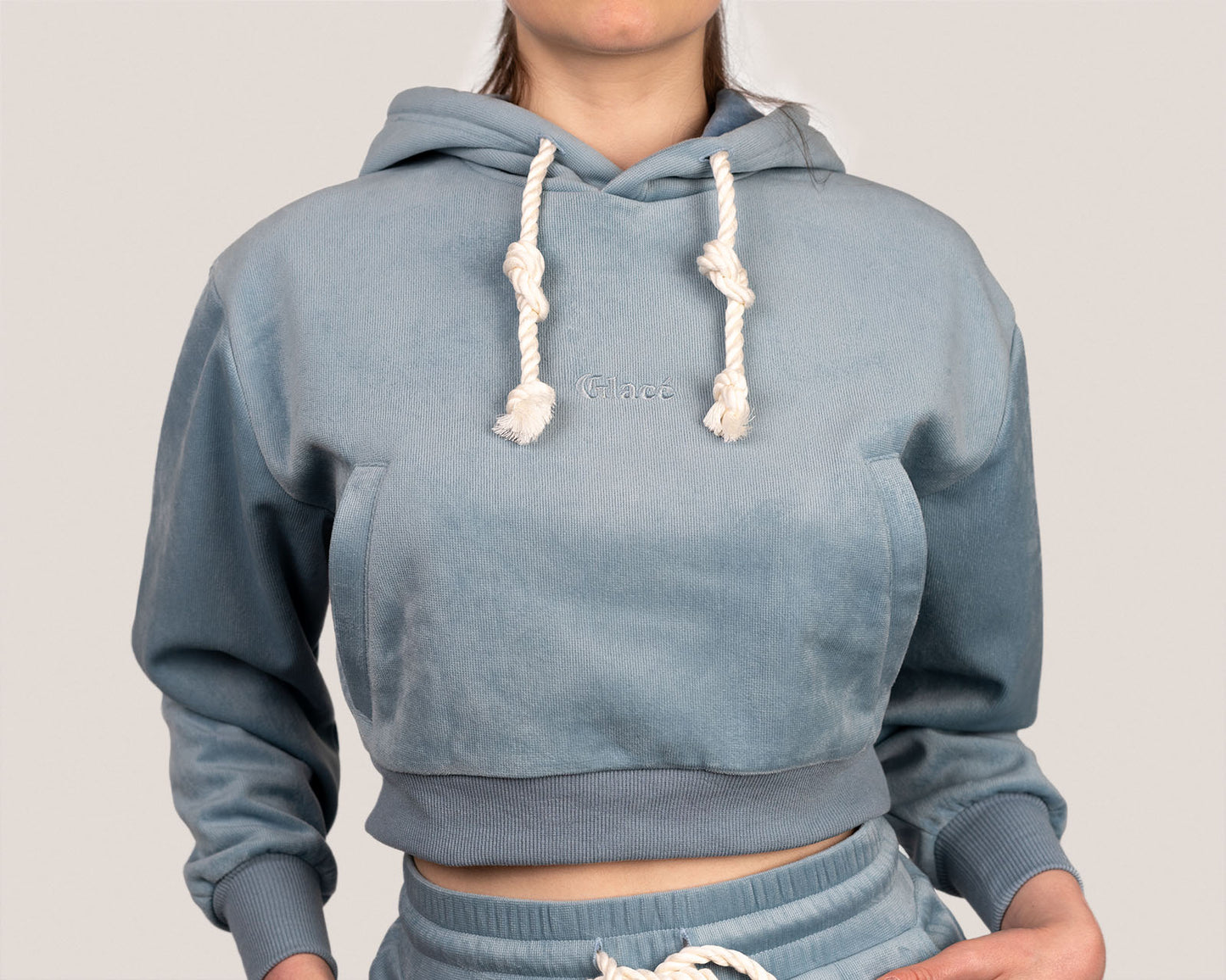 Hoodie "Doudou" Bleu Bébé