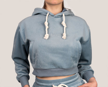 Hoodie "Doudou" Bleu Bébé