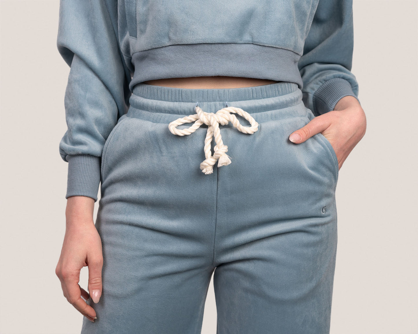 Jogging "Doudou" Bleu Bébé