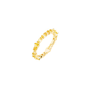 Bague "June" jaune