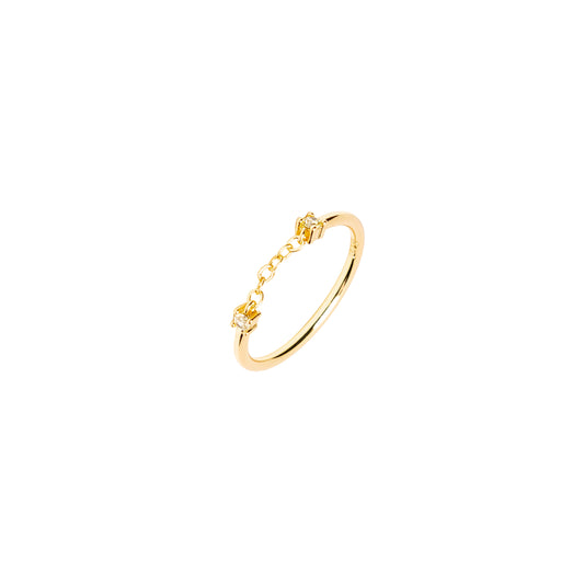 Bague "Ninon" jaune