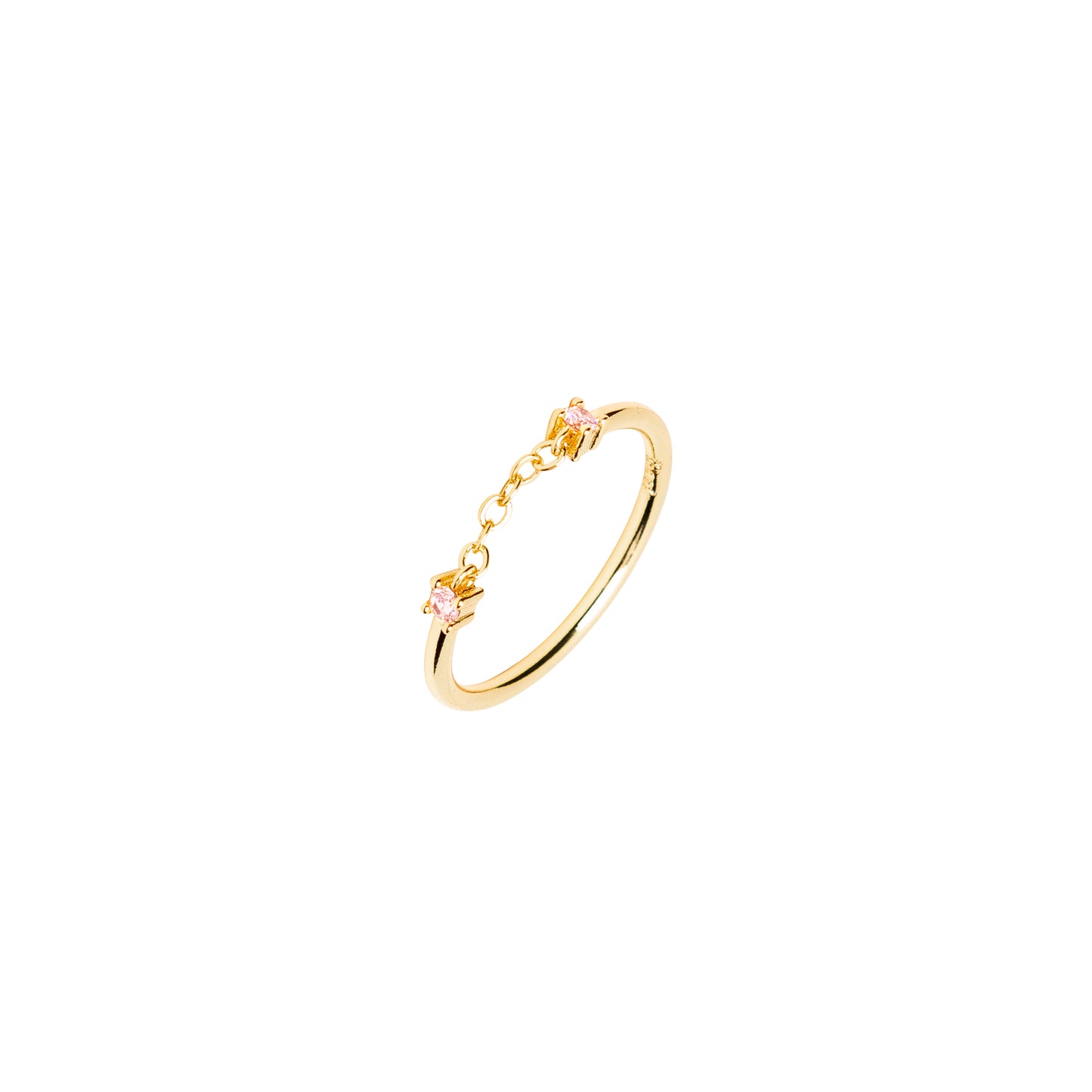 Bague "Ninon" rose