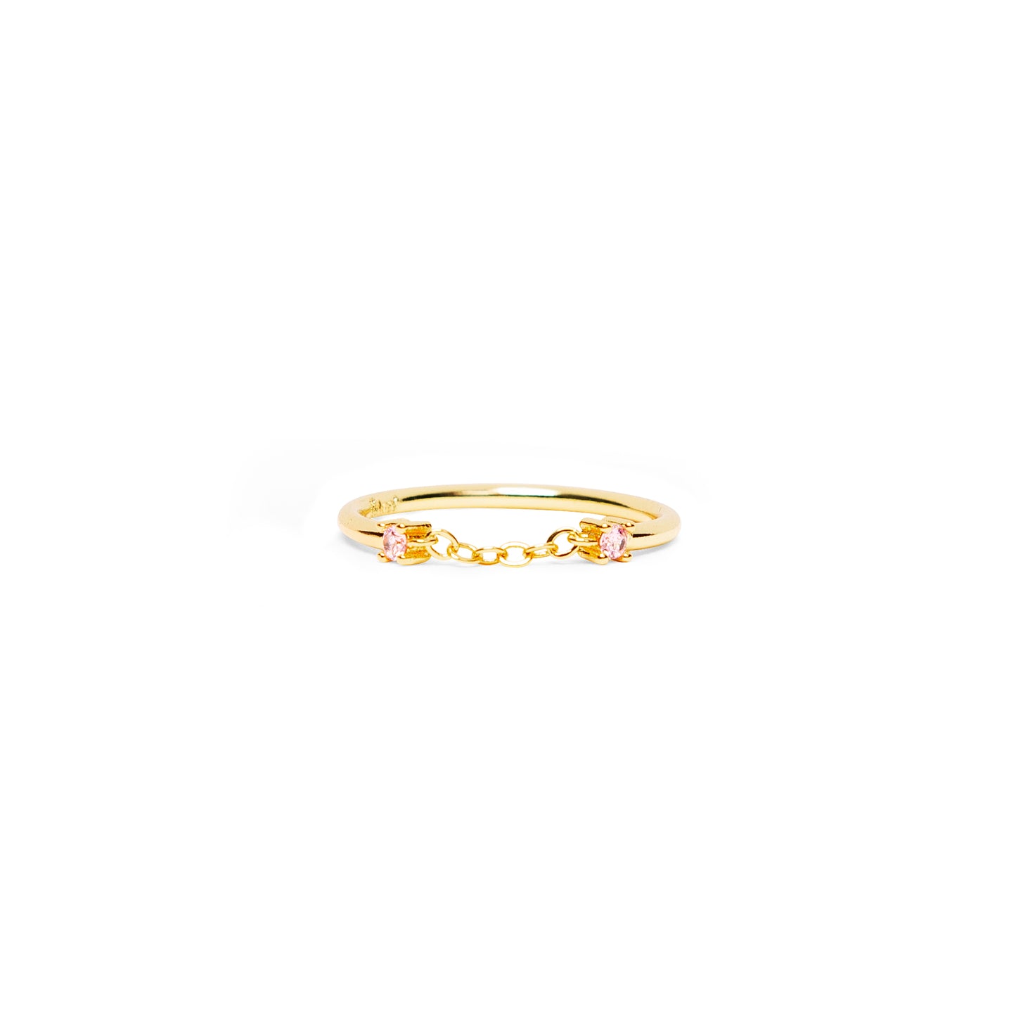 Bague "Ninon" rose