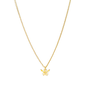 Collier "Inès" jaune