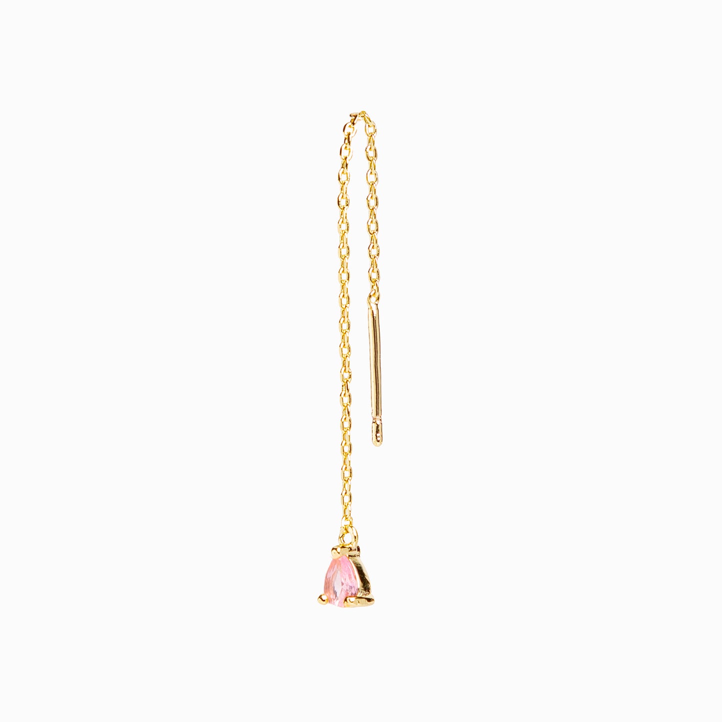 Mono boucle chaîne "Tina 2.0" rose