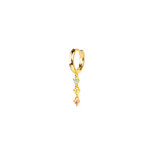 Mono boucle "Loeva" multicolore pastel