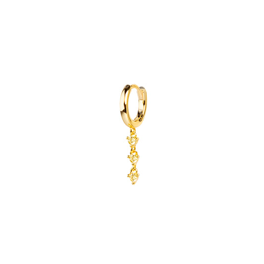 Mono boucle "Loeva" jaune