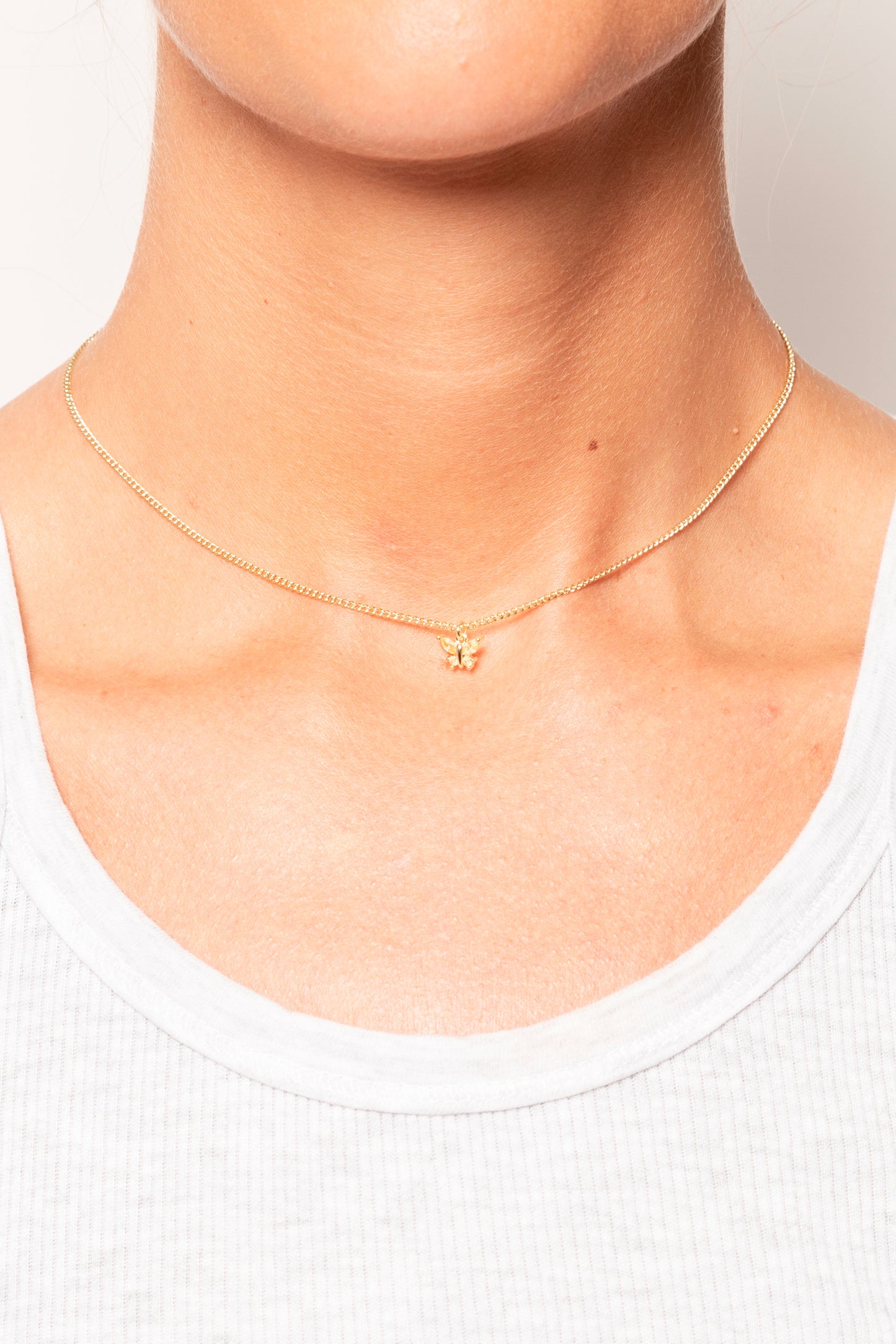 Collier "Inès" jaune