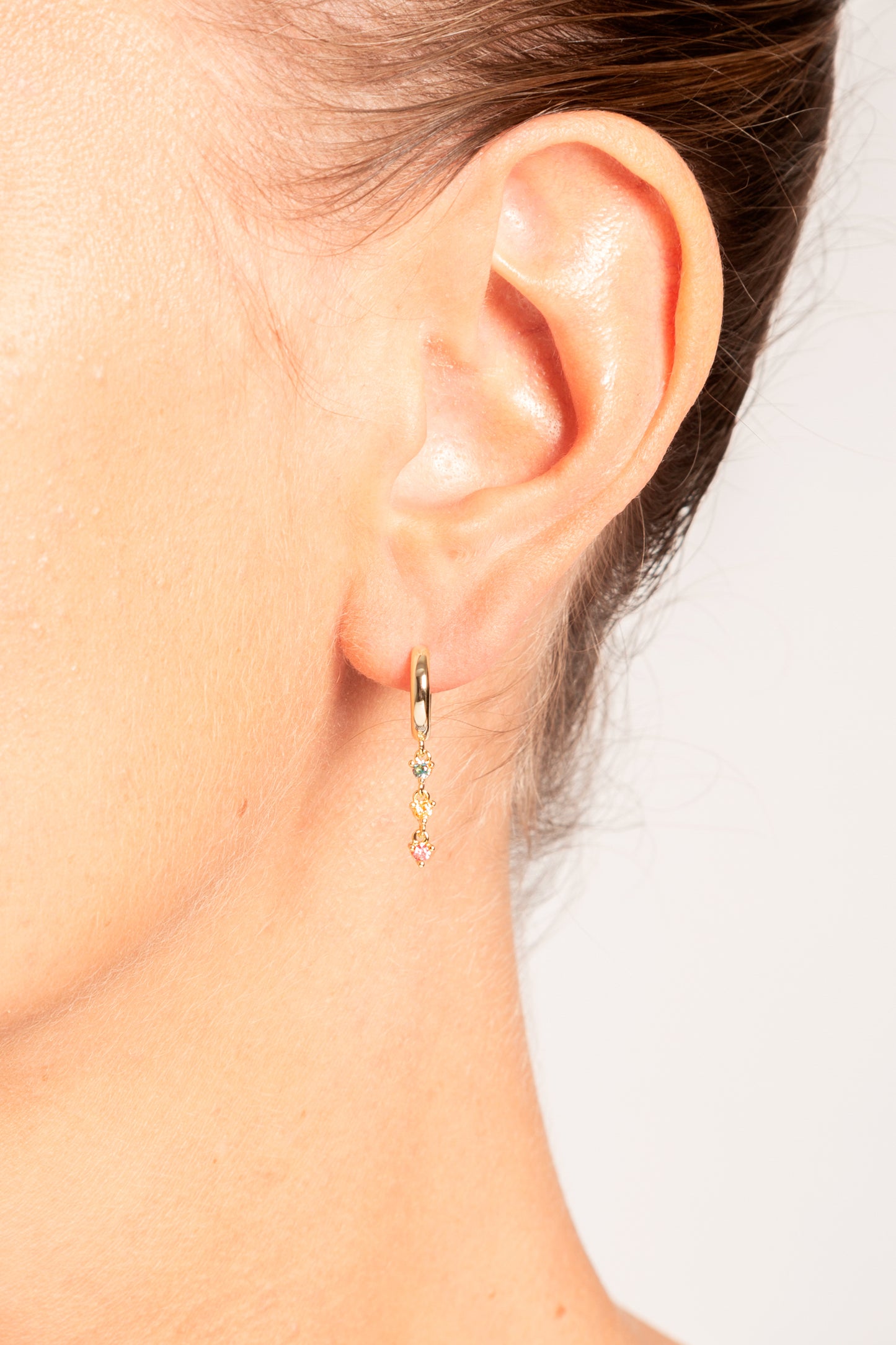 Mono boucle "Loeva" multicolore pastel