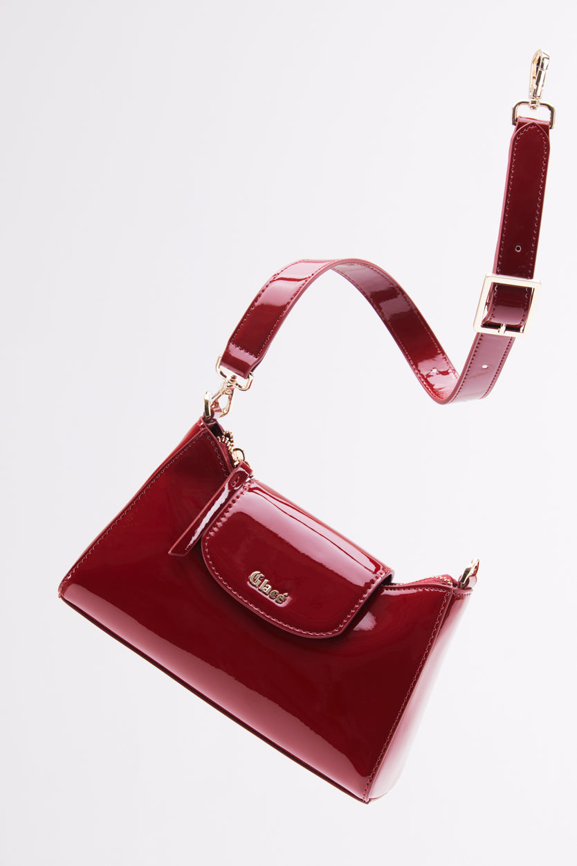 Sac "Bordeaux" vernis