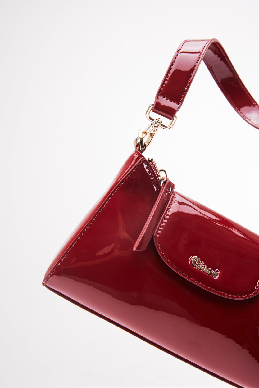 Sac "Bordeaux" vernis