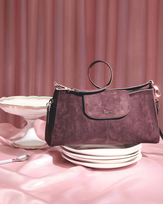 Sac OOB M "Bastia" suédine marron