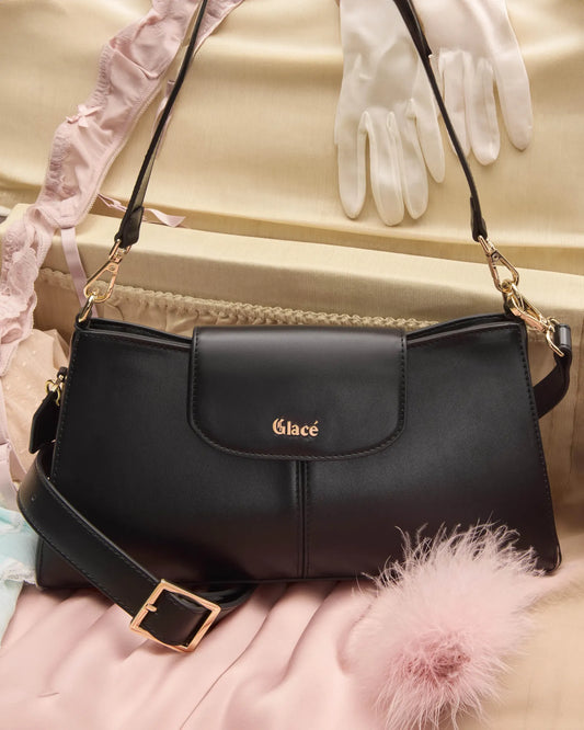Sac OOB M "Clermont" simili cuir noir