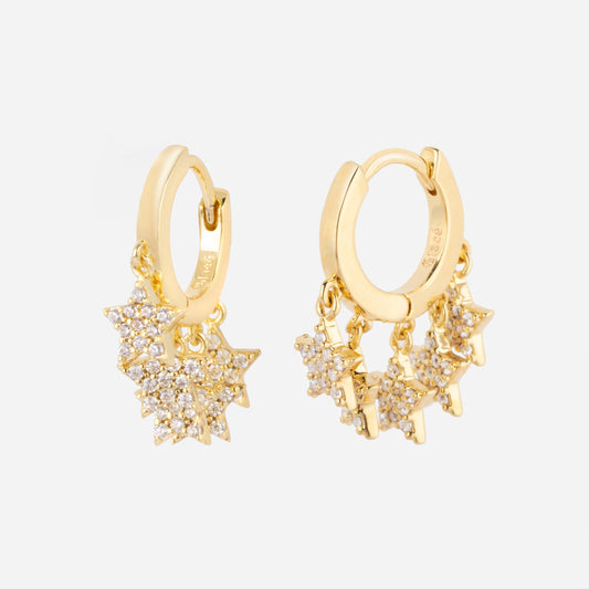 Boucles "Elsa"-Glacé
