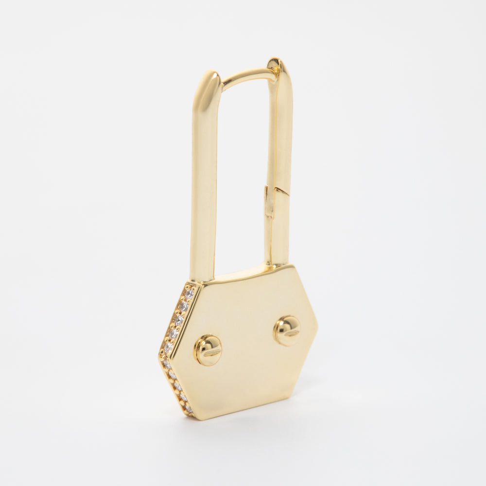 Mono boucle "Axelle"-Glacé