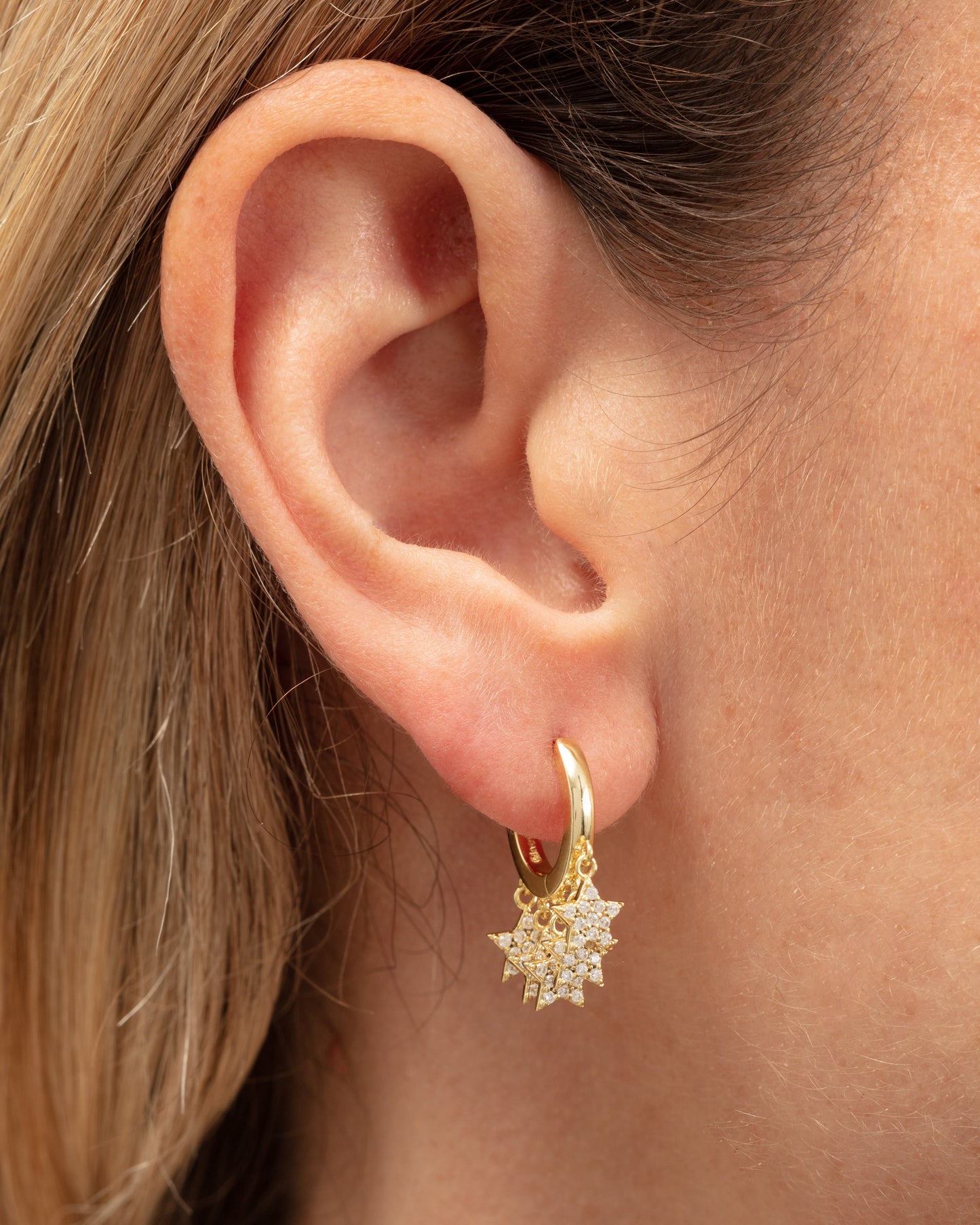 Boucles "Elsa"-Glacé