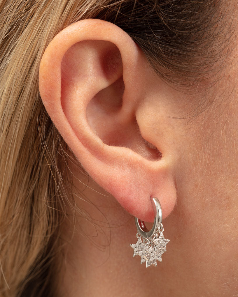 Boucles "Elsa"-Glacé