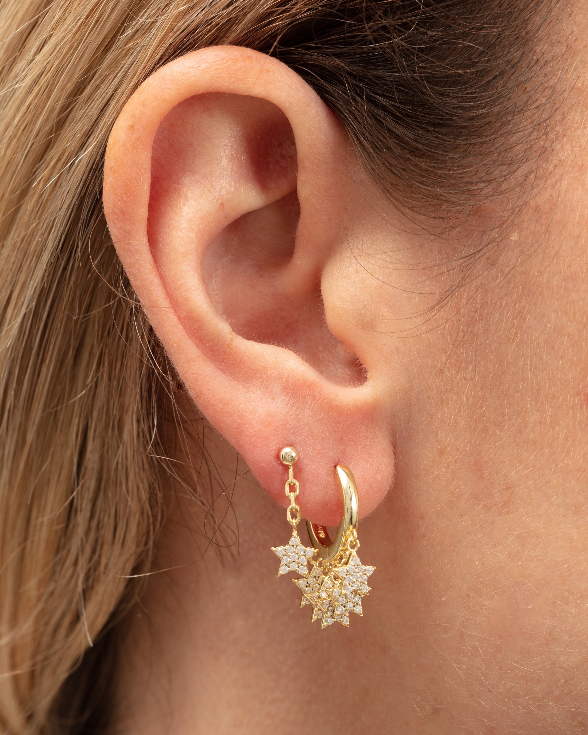 Boucles "Elsa"-Glacé