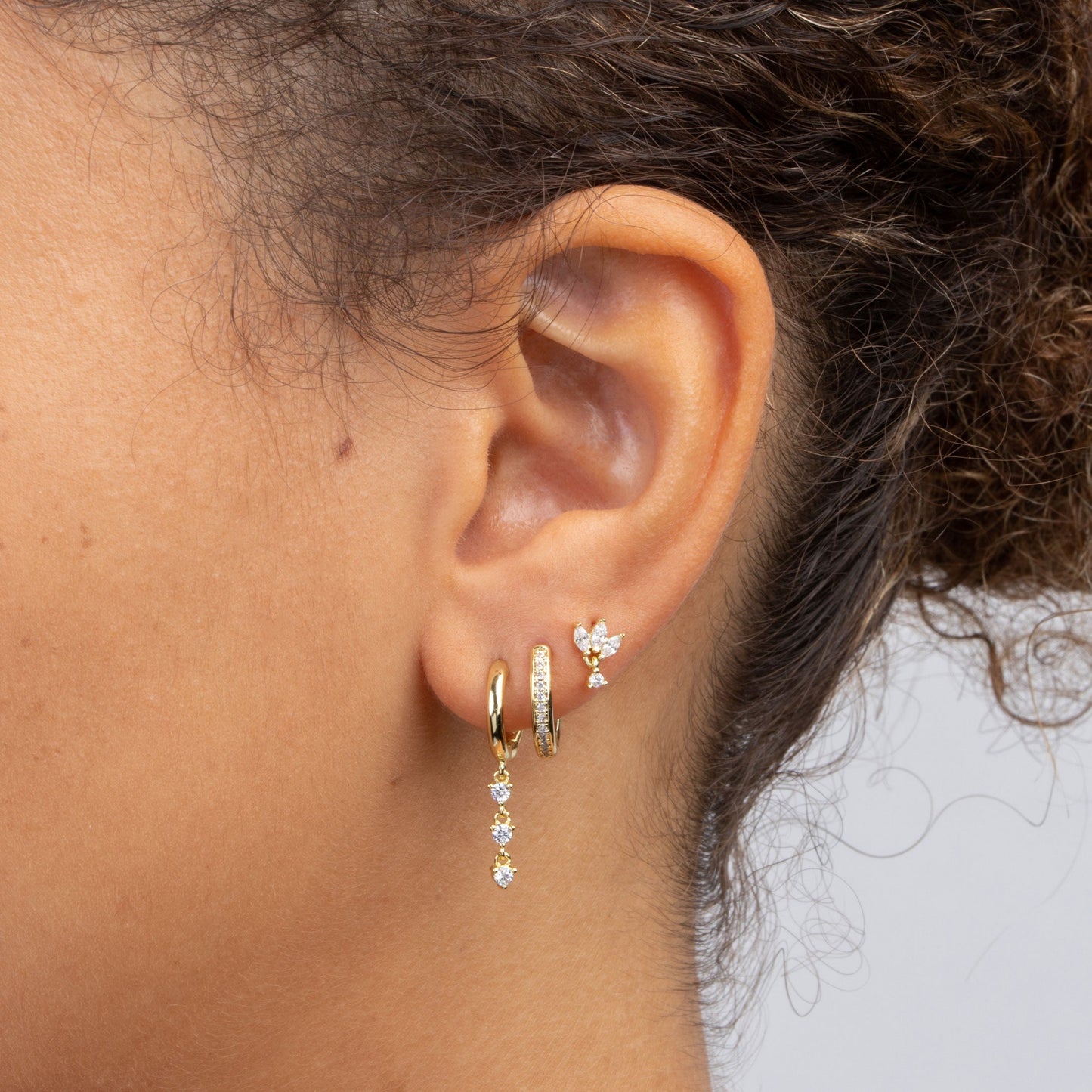Paire de boucles "Iris"