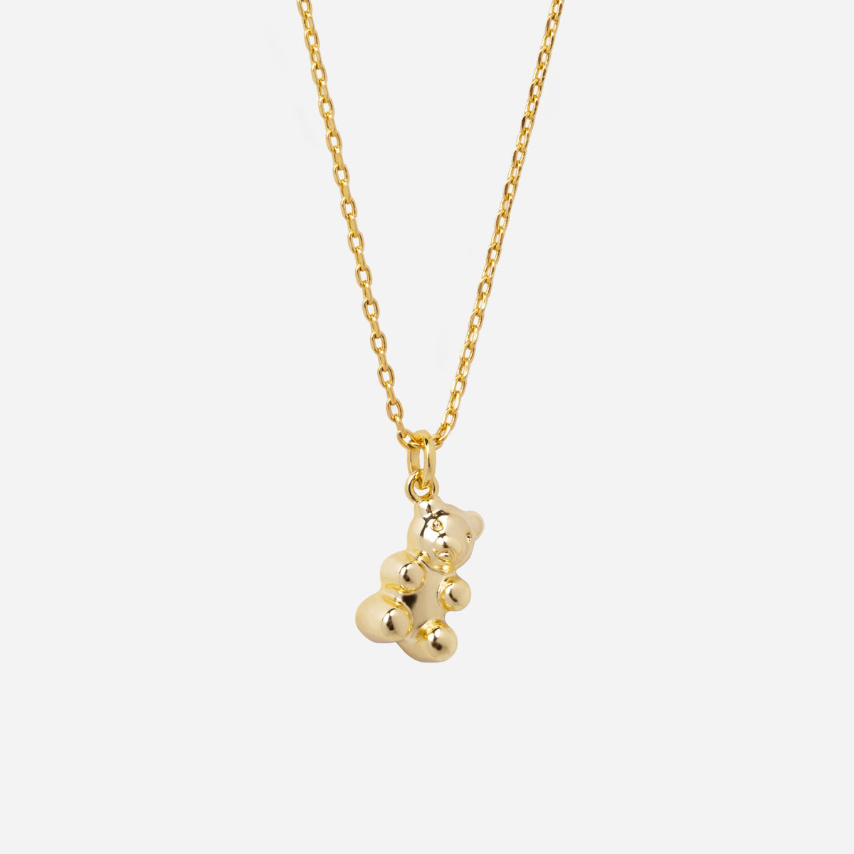 Glacé | Collier Teddy Doré